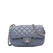 Chanel | Pre-Owned Mini Rectangular Classic Lambskin Single Flap | Gray