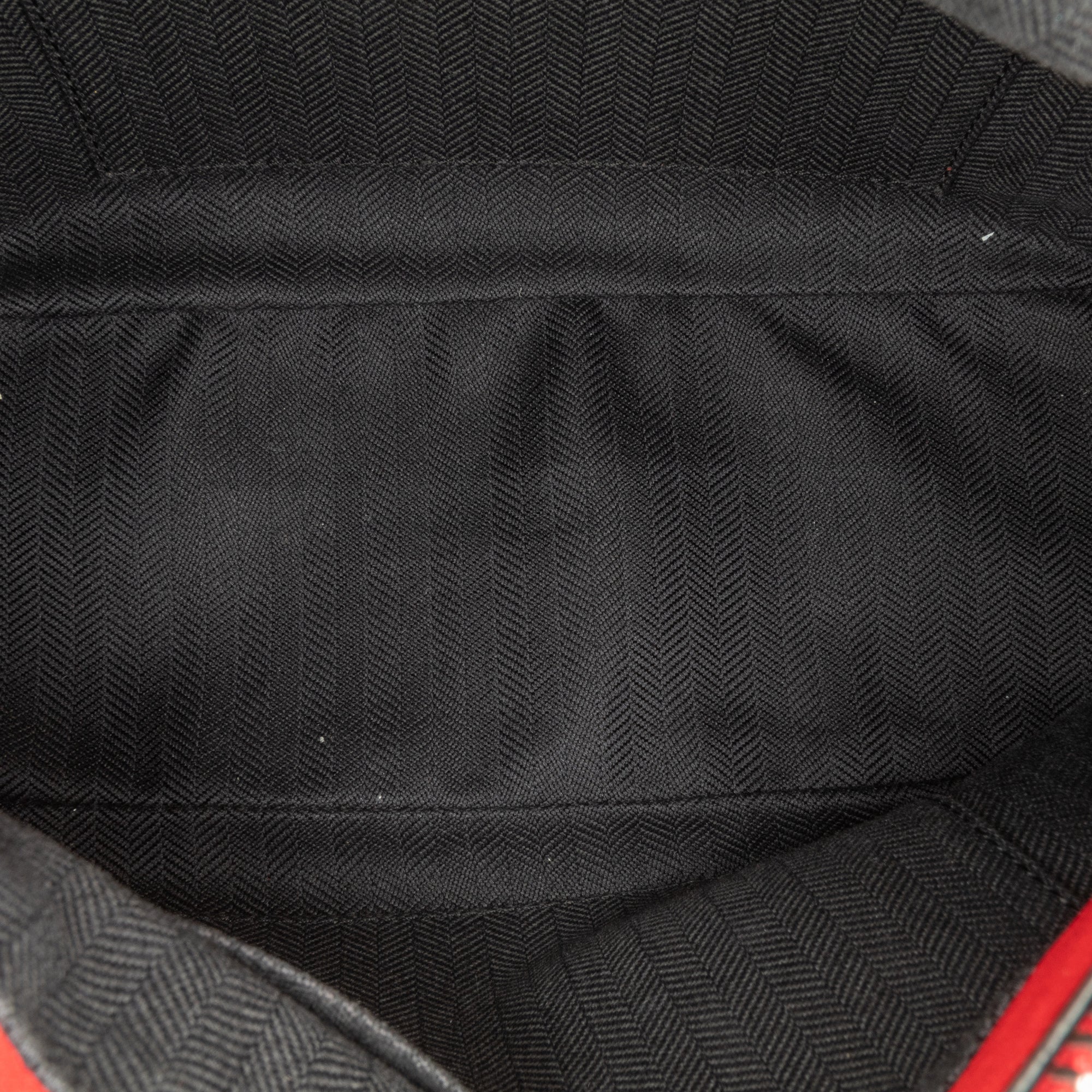 Loewe | Pre-Owned Small Bicolor Calfskin Puzzle Satchel | Red