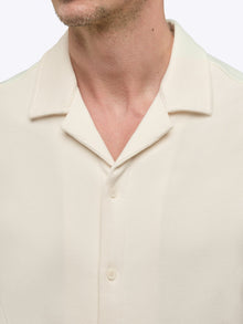 Mens | Elevate Pique Classic-Fit Button Up | Oat