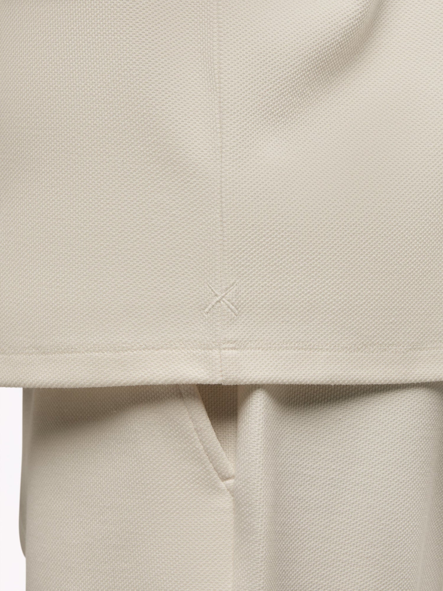 Mens | Elevate Pique Classic-Fit Button Up | Oat