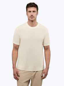 Mens | Portofino Classic-Fit Crochet Tee | Oat