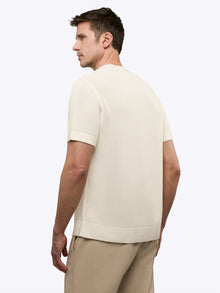 Mens | Portofino Classic-Fit Crochet Tee | Oat
