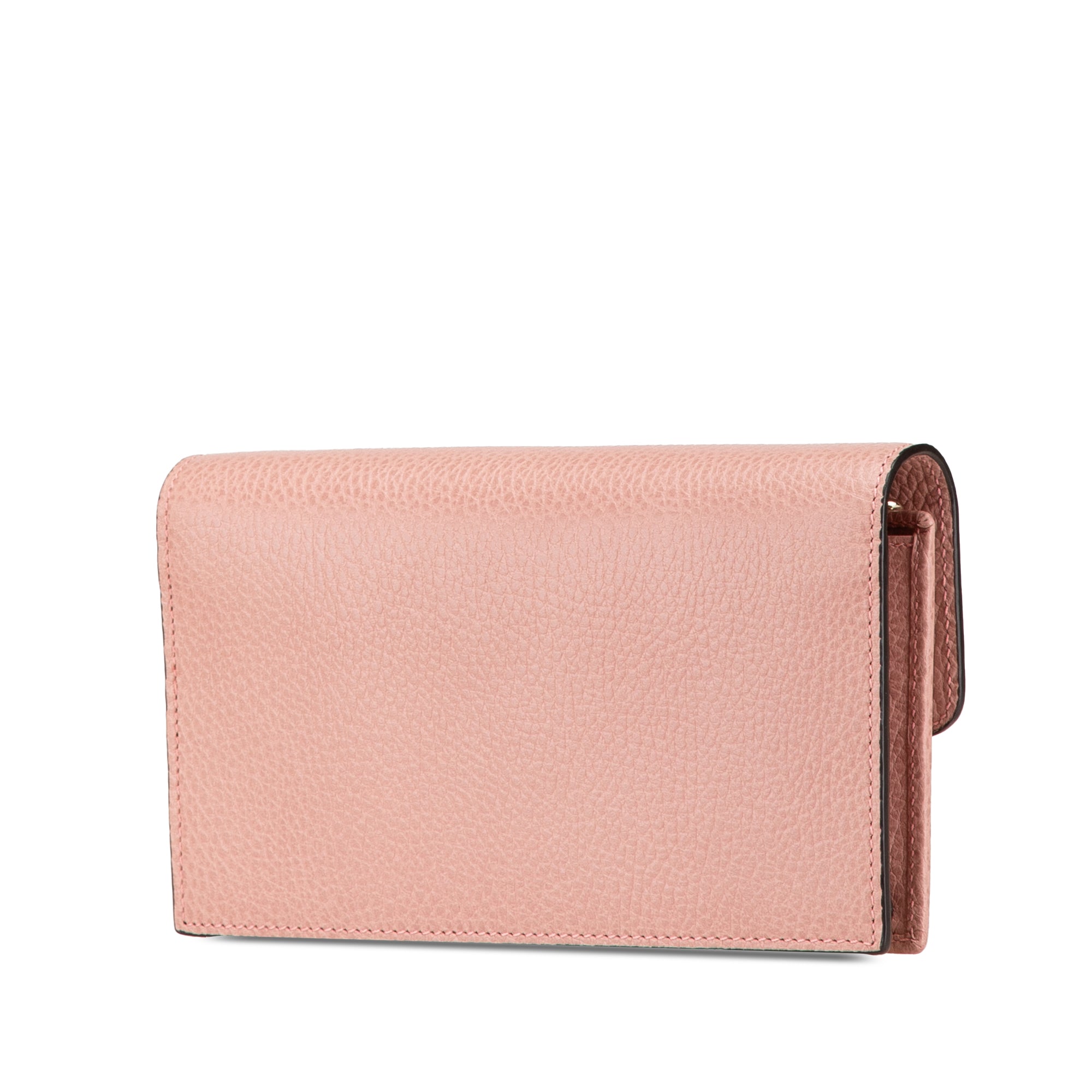 Gucci | Pre-Owned Interlocking G Dollar Wallet on Chain | Pink/Light Pink