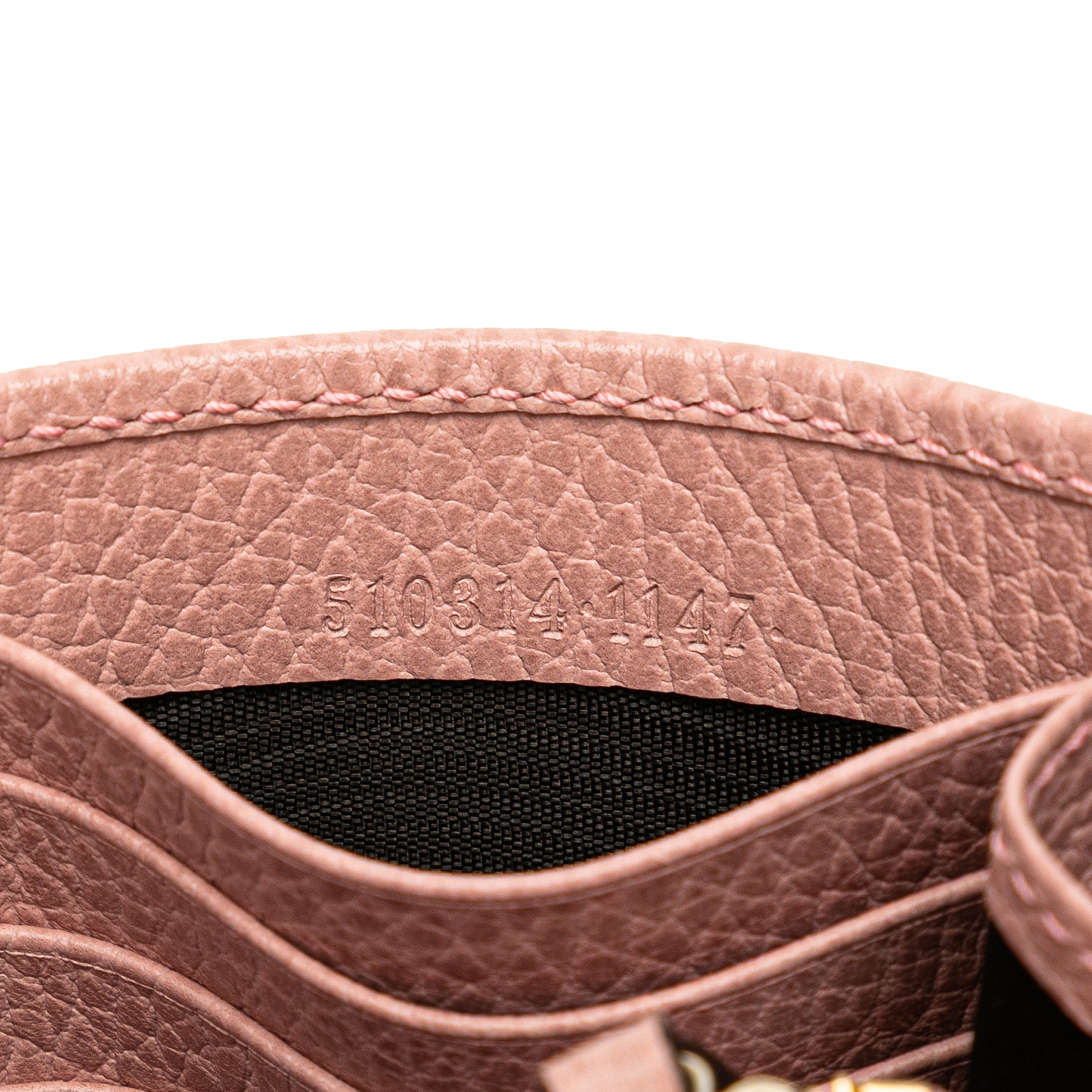 Gucci | Pre-Owned Interlocking G Dollar Wallet on Chain | Pink/Light Pink