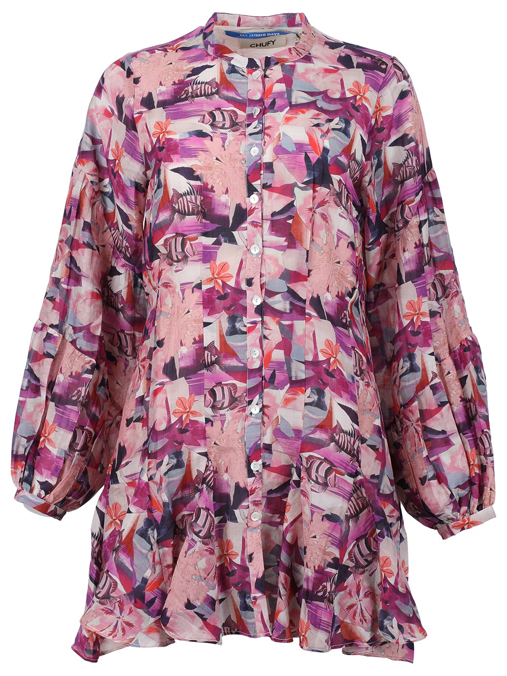 Women | Chufy | Thomas Mini Dress | Daii Pink