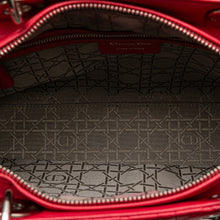 Dior | Pre-Owned Large Lambskin Cannage Lady | Red