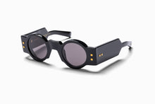 Unisex | Olivier Sunglass | Black - Gold | Dark Grey