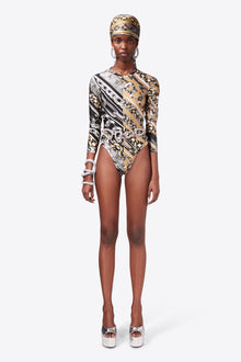 Chain Printed Bodysuit | Multi