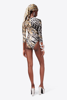 Chain Printed Bodysuit | Multi