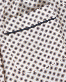 Alfred White Sand Solmio Print Relaxed Fit Lounge Trousers | White Sand