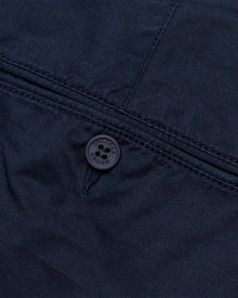 Bulldog Cotton Twill Navy Mid-Length Shorts | Navy