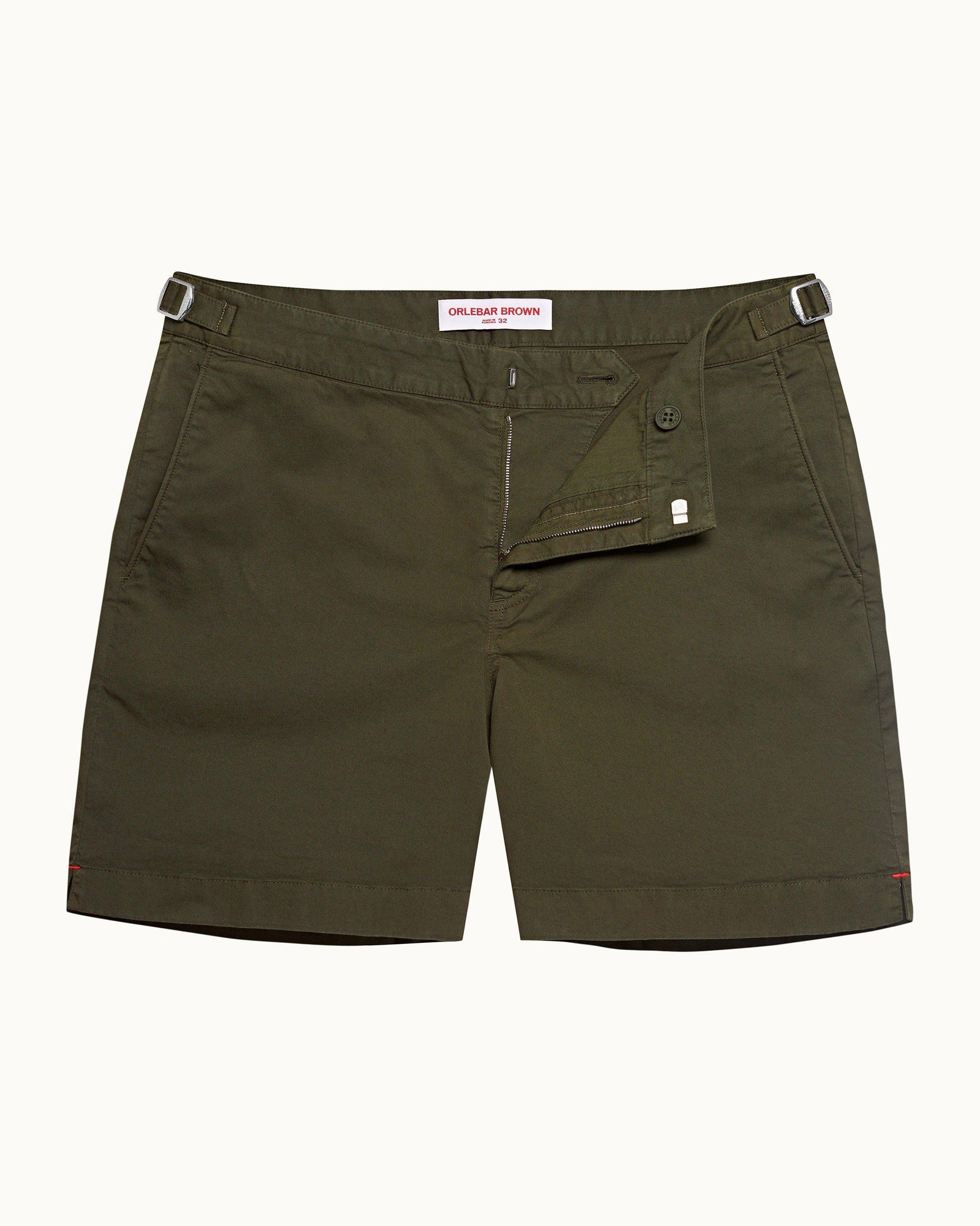 Bulldog Cotton Twill Palm Mid-Length Shorts | Palm