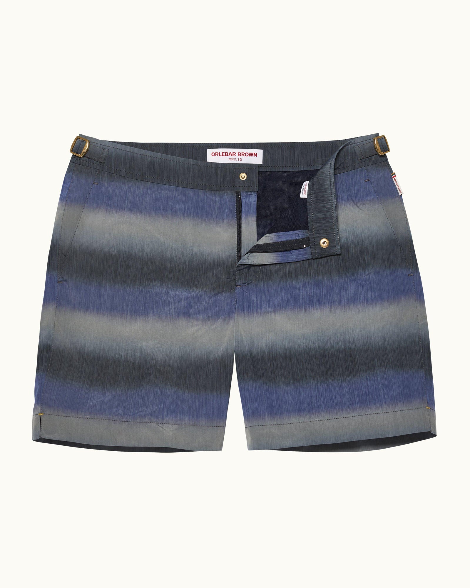 Mid-Length Swim Shorts In Night Iris Blue Fade | Night Iris
