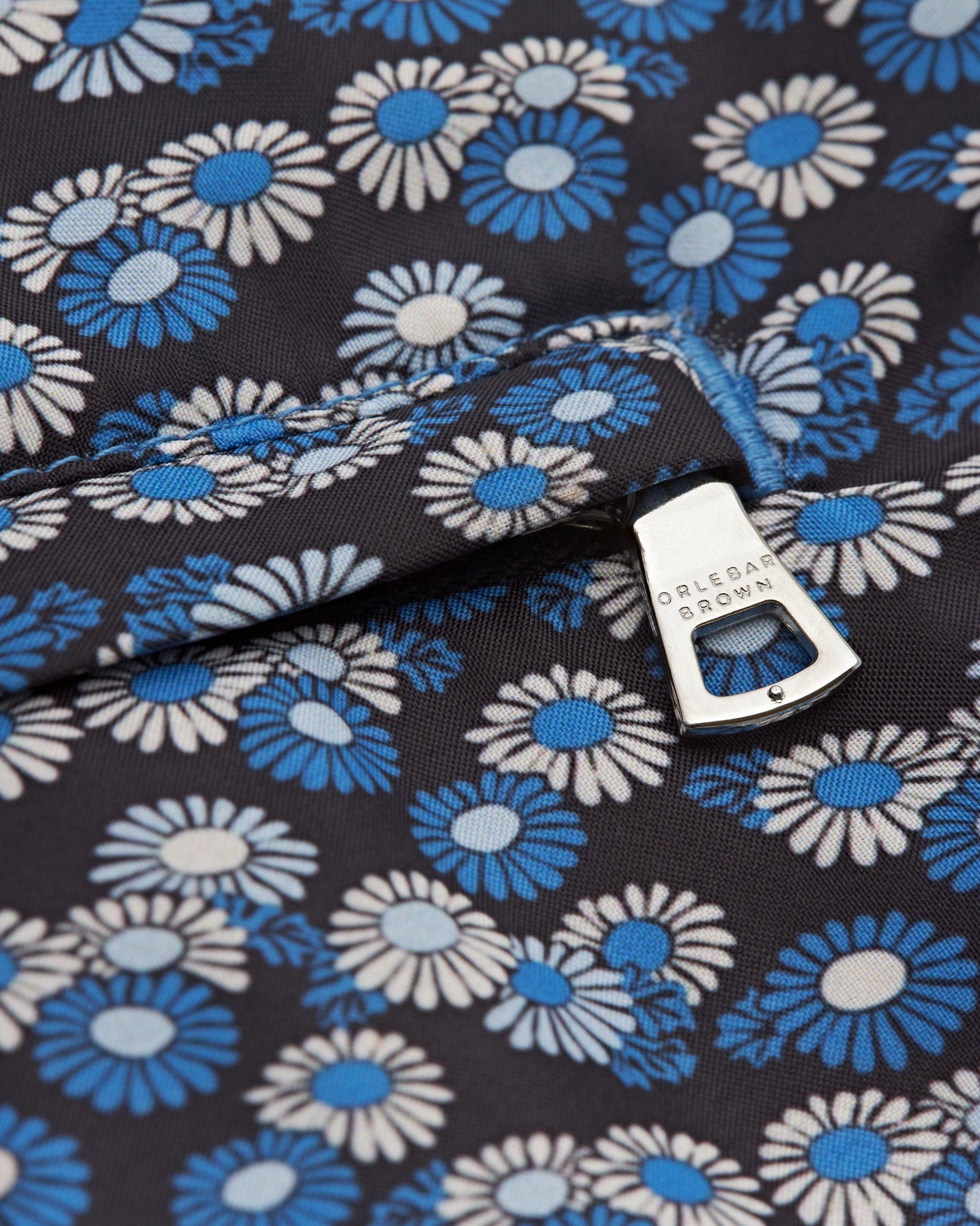 Bulldog Night Iris/Powdered Sky Floral Fantasy Mid-Length Swim Shorts | Night Iris/Powdered Sky