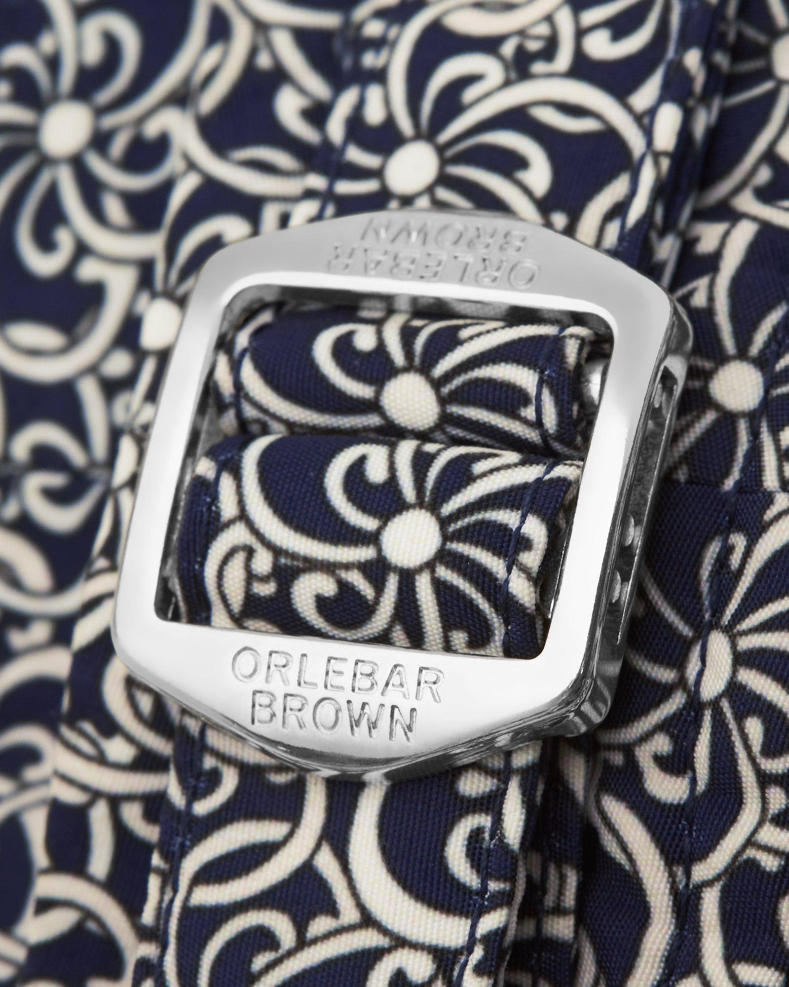 Bulldog Midnight Navy Floral Mid-Length Swim Shorts | Midnight Navy