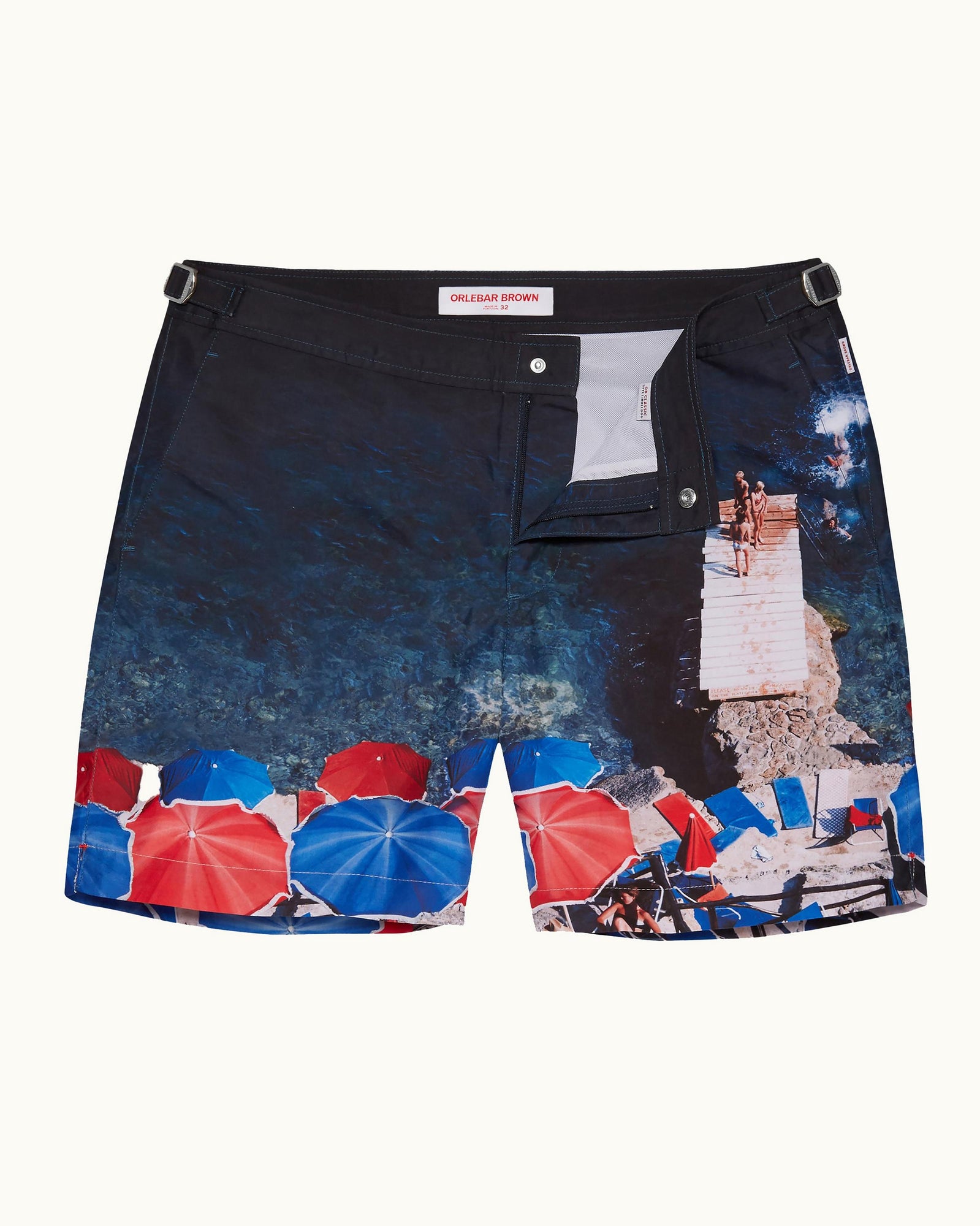 Bulldog Brolly Folly Hulton Getty Mid-Length Swim Shorts | Brolly Folly