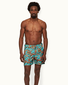 Bulldog Veranda Lotus Mid-Length Swim Shorts | Veranda