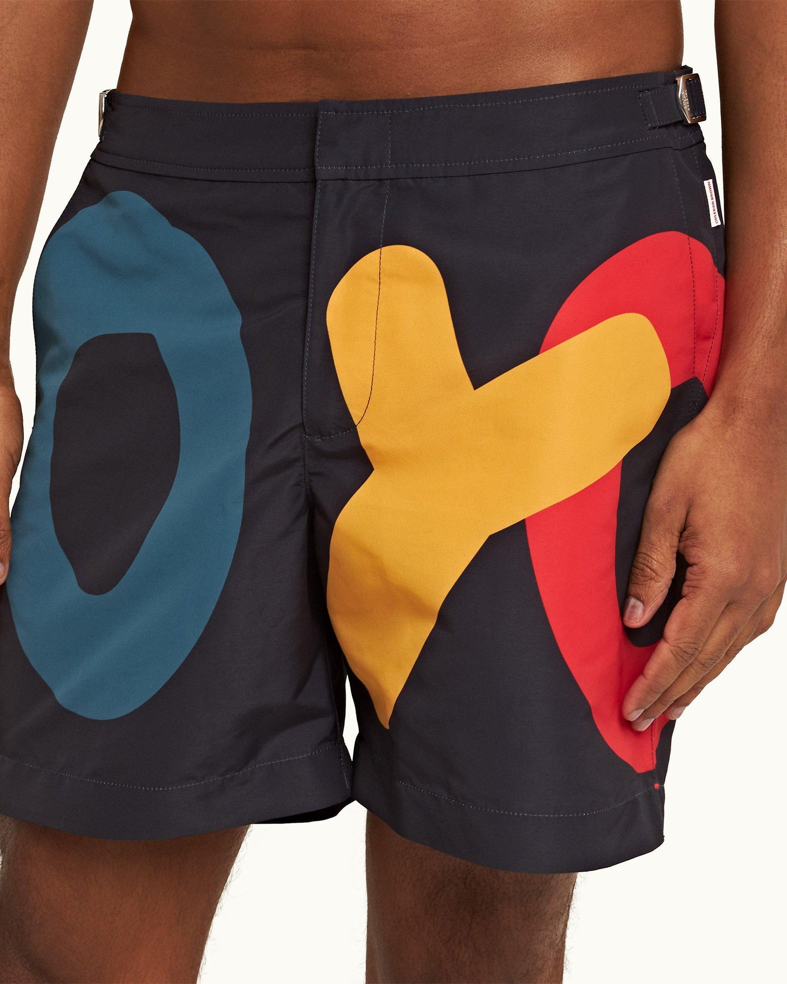 Night Iris O.BUOY Mid-Length Swim Shorts | Night Iris