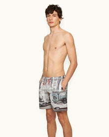Carlton Cannes Photographic Print Mid-Length Swim Shorts | Carlton Cannes