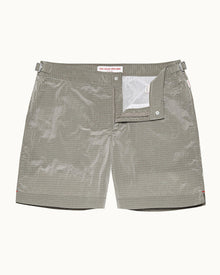Seal Grey Ripstop Mid-Length Swim Shorts | Seal Grey