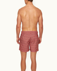 Bulldog Firestone Roseate Print Mid-Length Swim Shorts | Firestone