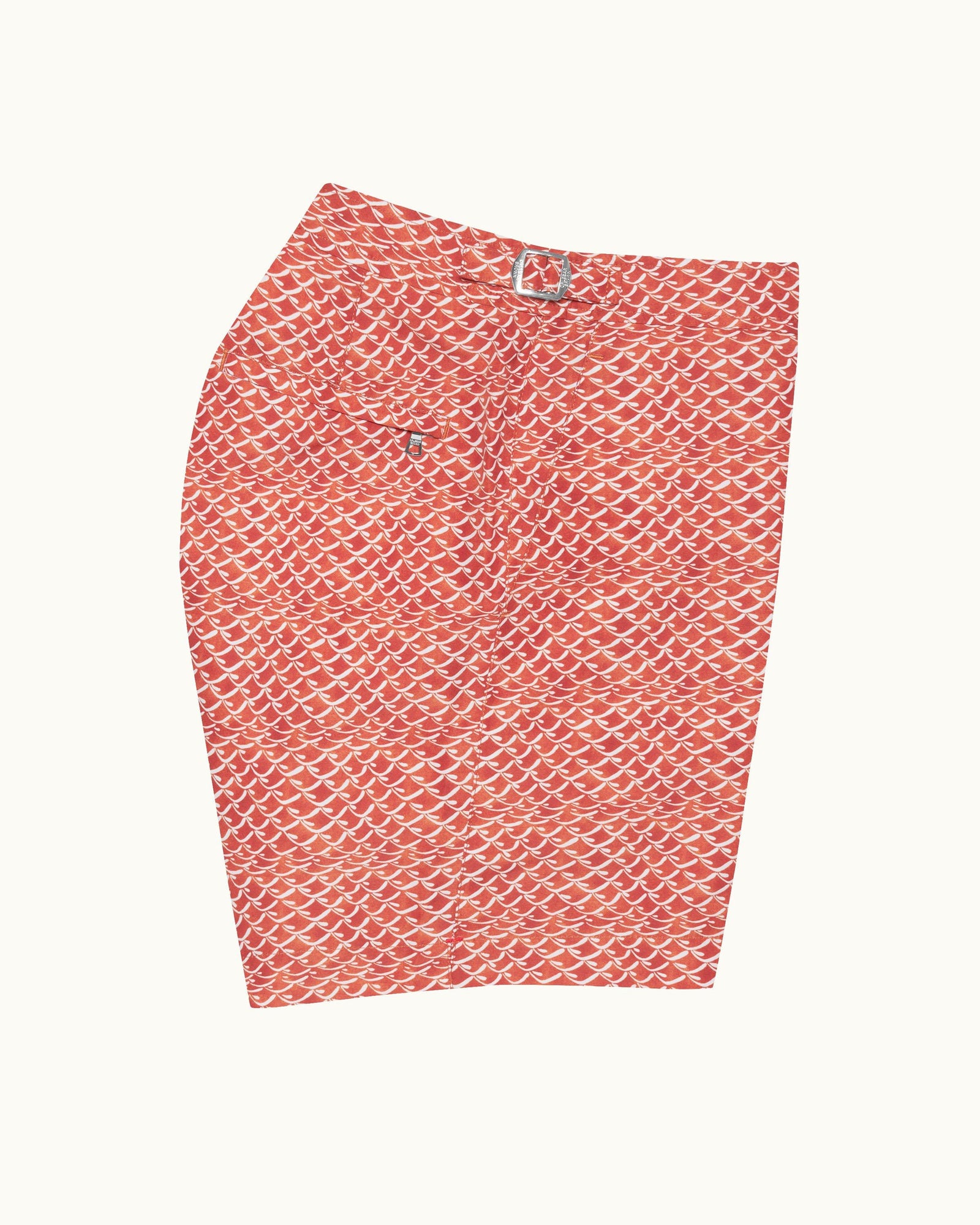 Bulldog Firestone Wave Print Mid-Length Swim Shorts | Firestone