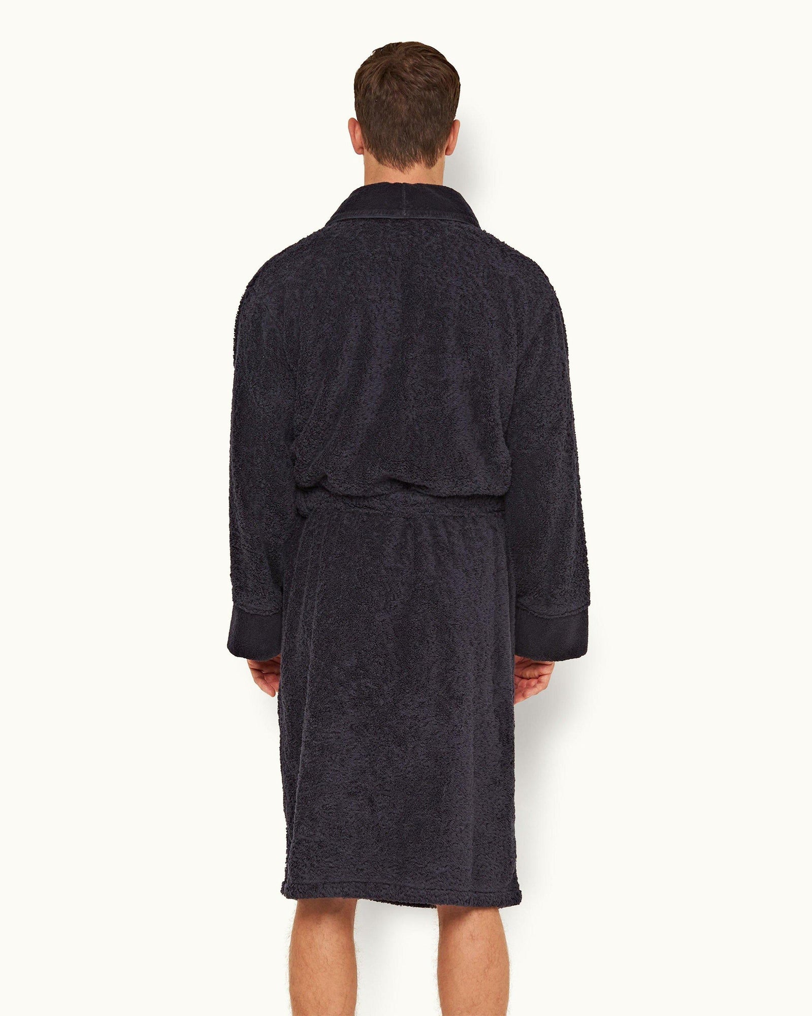Dr No Towelling Robe Midnight Navy 007 Dr. No Towelling Bath Robe | Midnight Navy