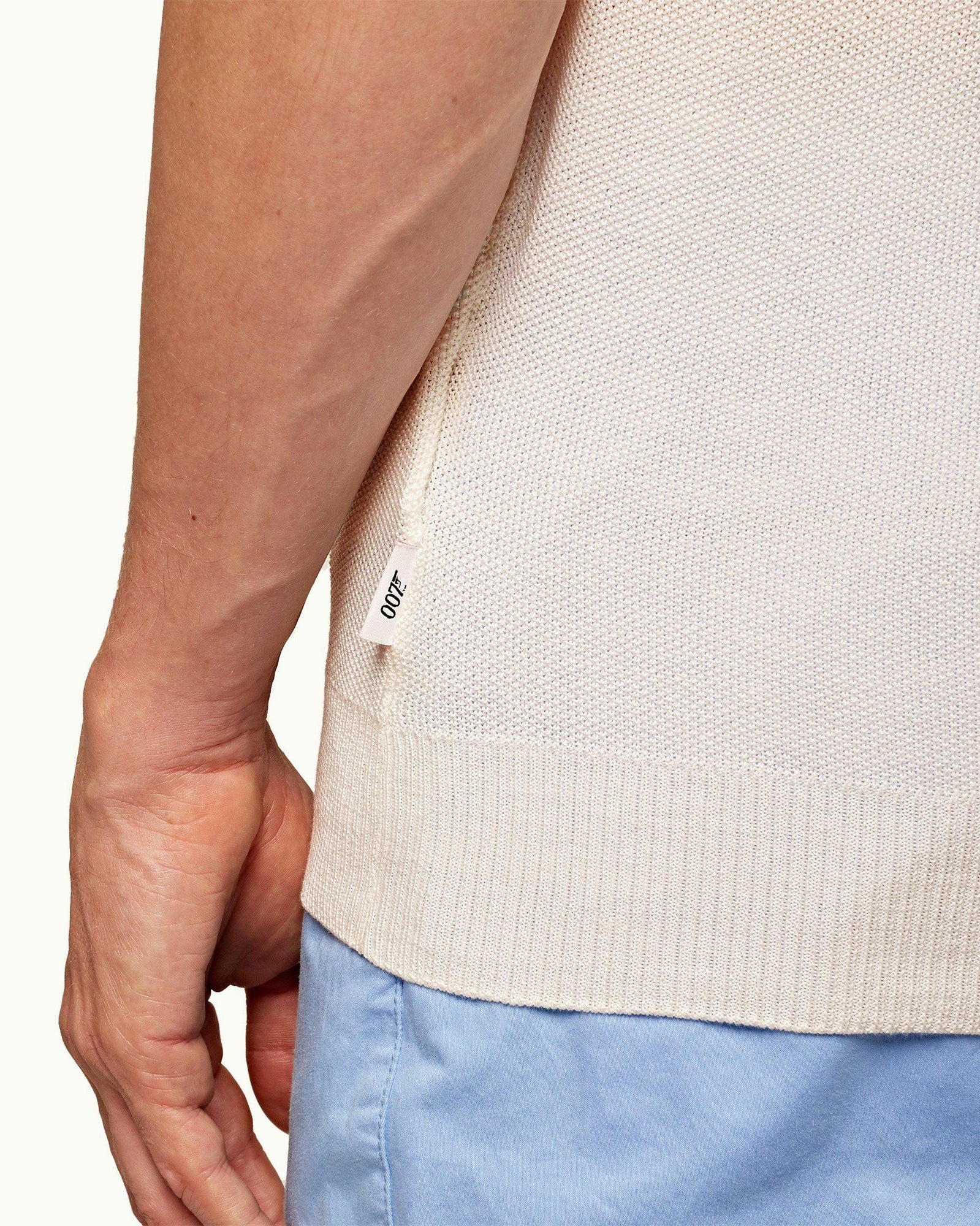 Men | Dr. No Knitted Polo Polo | Ivory
