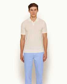 Men | Dr. No Knitted Polo Polo | Ivory