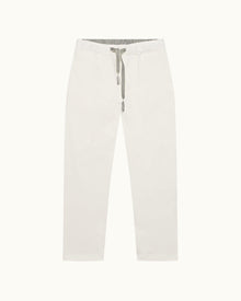 Sea Mist Classic Fit Textured Cotton Sweatpants | Sea Mist