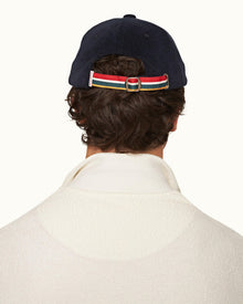 Ellwood Towelling Night Iris Branded Towelling Trucker Cap | Night Iris