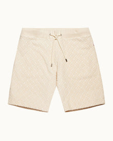 Matchstick Jacquard Rope Towelling Classic Fit Sweat Shorts | Matchstick