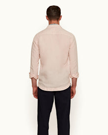Giles Quartz Classic Collar Tailored Fit Garment Dye Shirt | Quartz