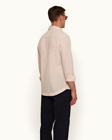 Giles Quartz Classic Collar Tailored Fit Garment Dye Shirt | Quartz