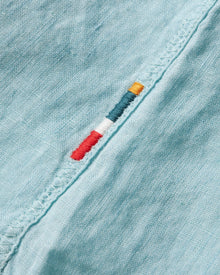 Men | Giles Lino Shirt | Light Sky Pool