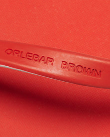 Haston Summer Red O.B Logo Flip Flops | Summer Red