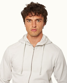 Cinder Classic Fit Mix Texture Hooded Sweatshirt | Cinder