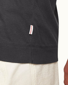 Piranha Grey Classic Fit Long-Sleeve Cotton-Modal T-shirt | Piranha Grey