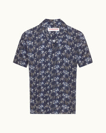 Men | Maitan Linen Shirt | Night Iris