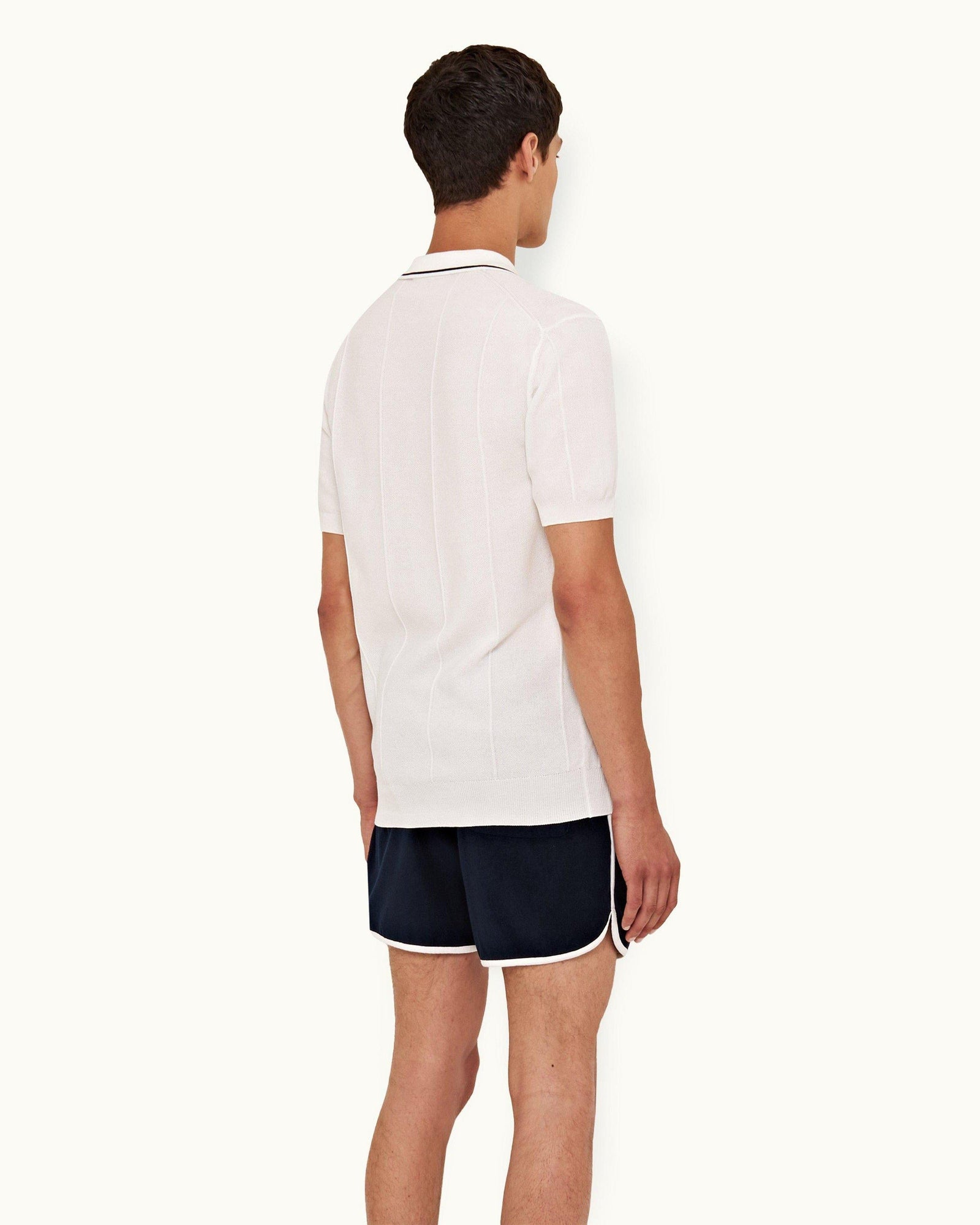 Cloud Tailored Fit Waffle Towelling Polo Shirt | Cloud