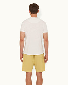 Cloud Crew Neck Garment Dye Cotton T-shirt | Cloud