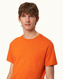 Tiger Lily Classic Fit Crewneck Garment Dye Cotton T-shirt | Tiger Lily