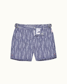 Kids | Lagoon Blue/White Fern Classic Swim Shorts | Lagoon Blue/White