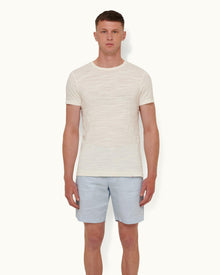 White Sand Classic Fit Garment Dye T-shirt | White Sand