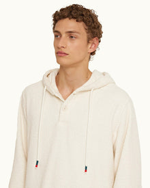 Matchstick Classic Fit Lounger Pile Towelling Hooded Sweatshirt | Matchstick