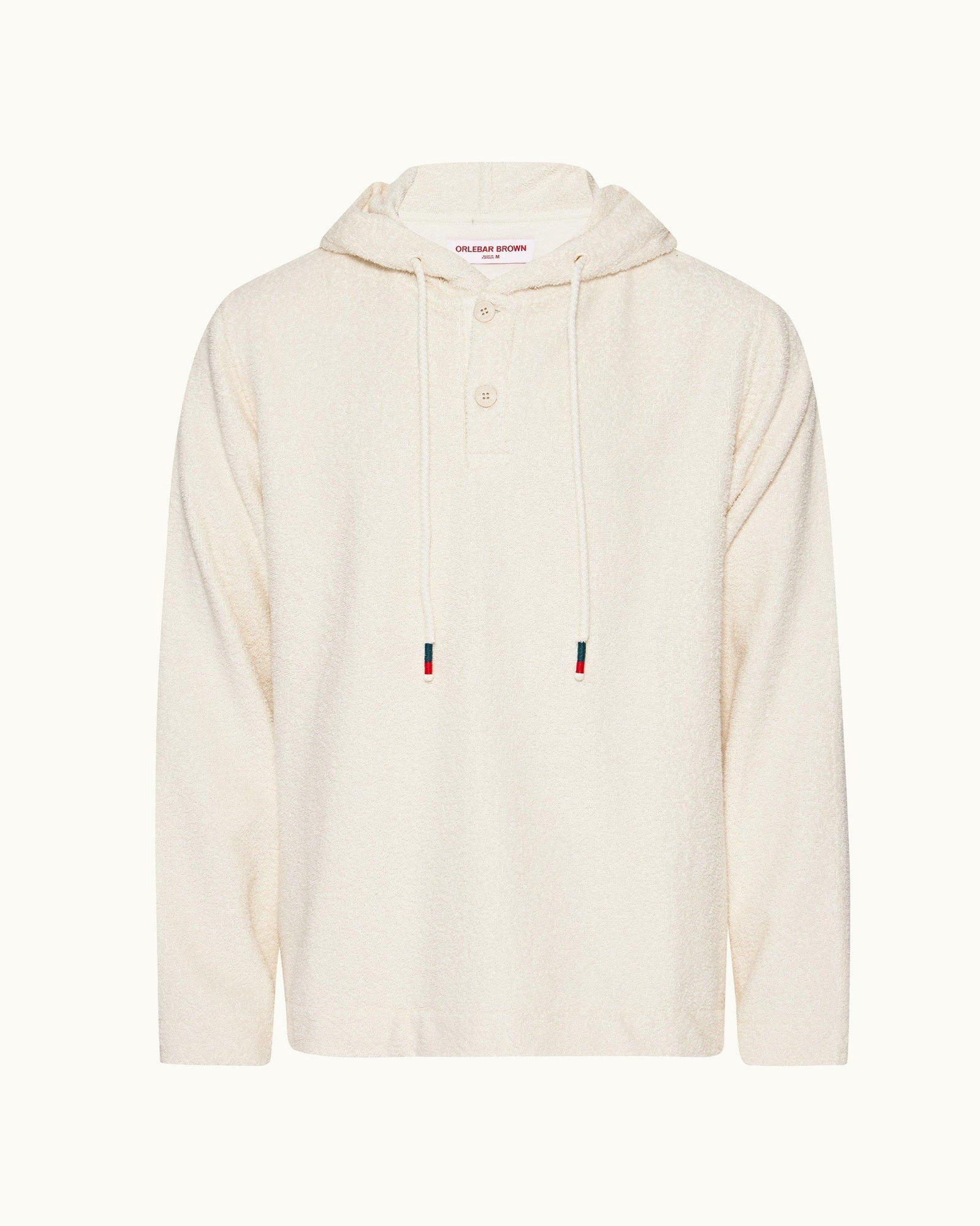 Matchstick Classic Fit Lounger Pile Towelling Hooded Sweatshirt | Matchstick