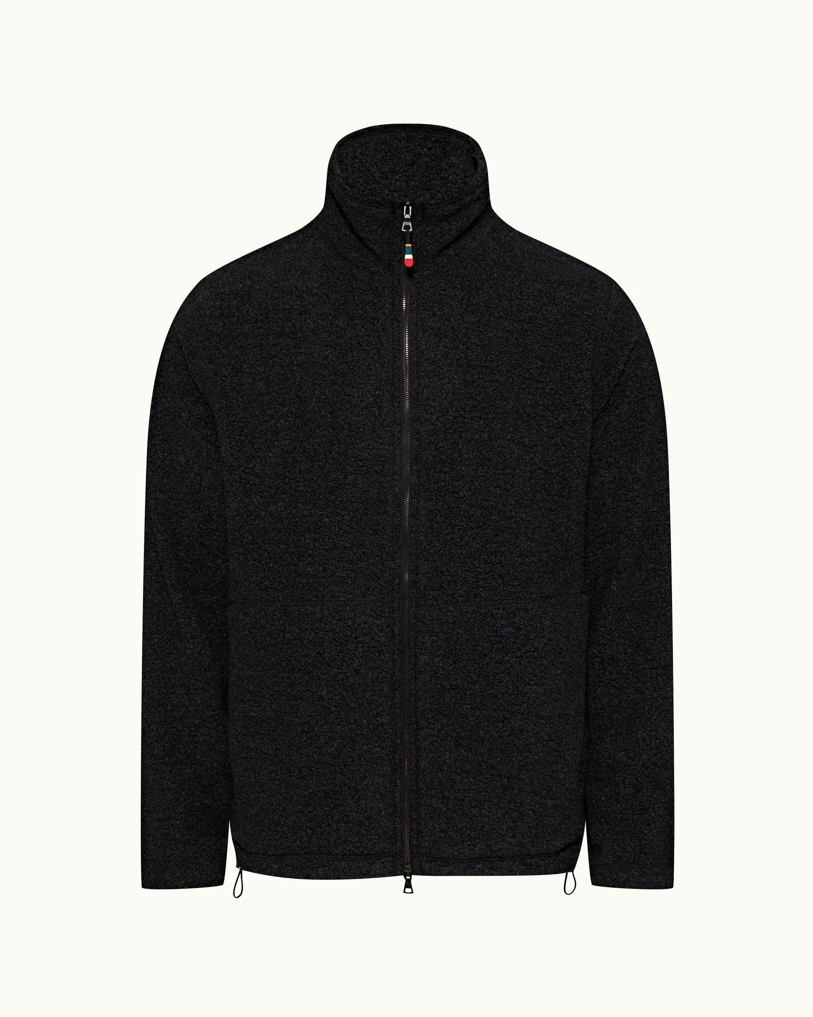 Senon Volcano Ash Grey Relaxed Fit Funnel Neck Sweatshirt | Volcano Ash Grey