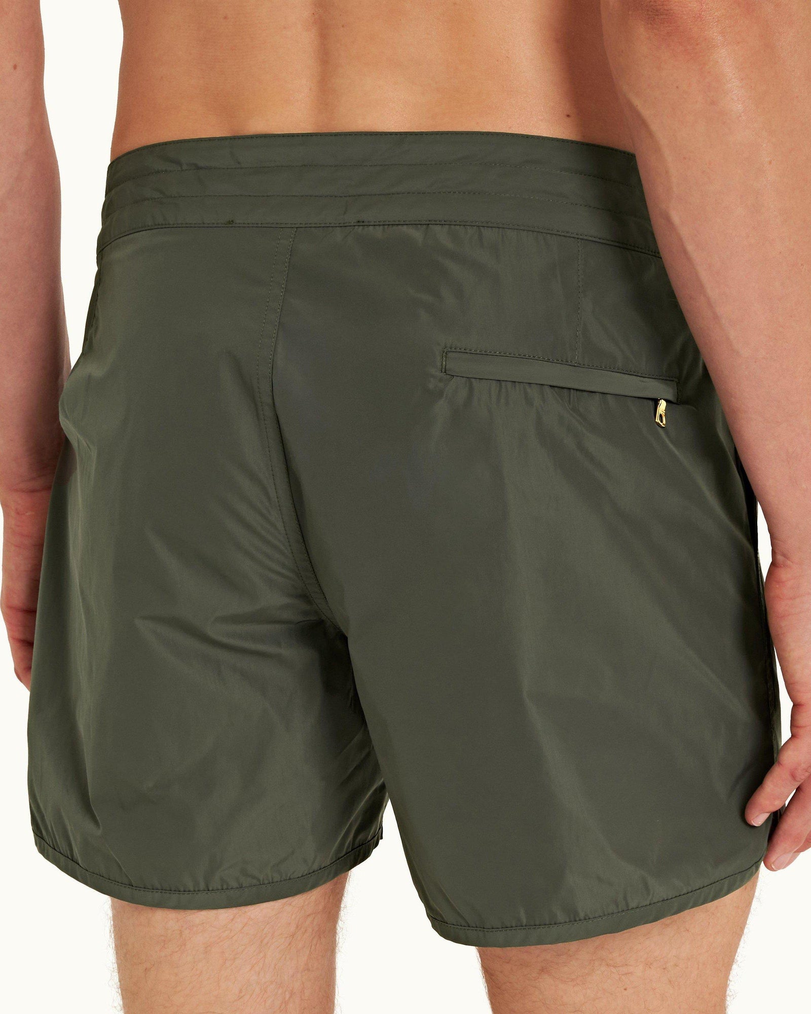 Forest Night Shorter-Length Board Swim Shorts | Forest Night