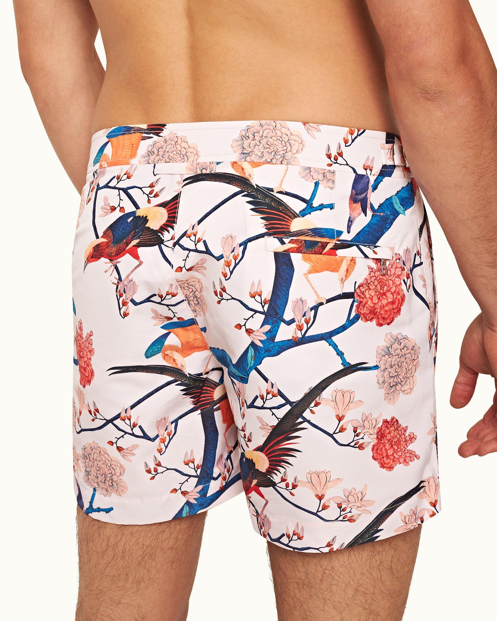 Setter Rose Flight Of Fantasy Shorter-Length Swim Shorts | Rose