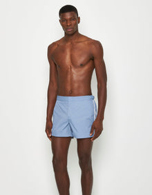 Setter Stretch Shorter-Length Stretch Swim Shorts In Springfield Blue | Springfield Blue